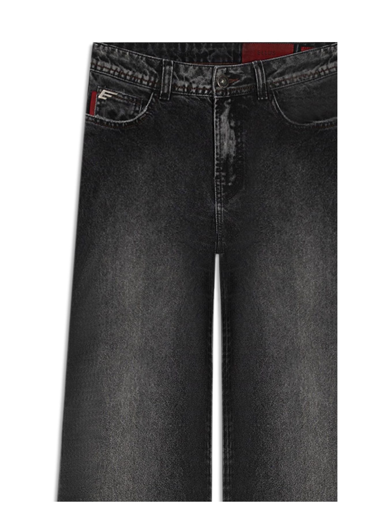 Calça Jeans Originals Black  (Patte d Eph) Lav. Escuro Com Rebolo