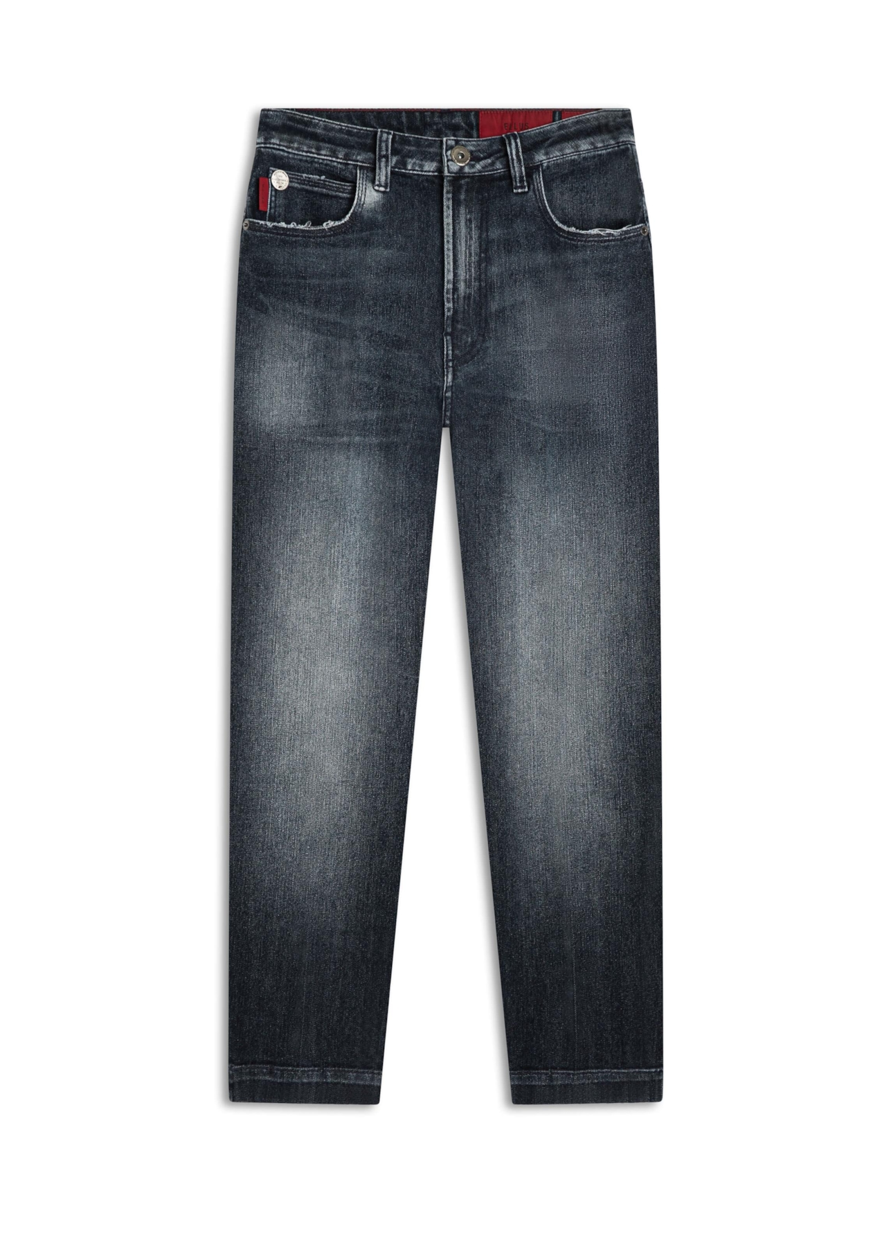 Calça Jeans Overcast Elastic Blue Baggy 1643-Lav.Escuro C/ Tank