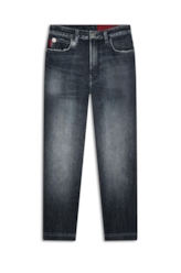 Calça Jeans Overcast Elastic Blue Baggy 1643-Lav.Escuro C/ Tank