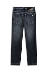 Calça Jeans Overcast Elastic Blue Baggy 1643-Lav.Escuro C/ Tank