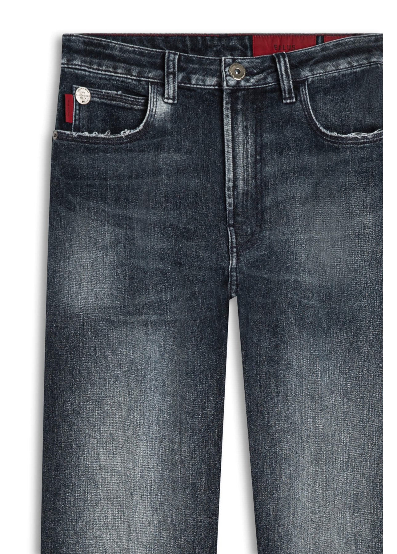 Calça Jeans Overcast Elastic Blue Baggy 1643-Lav.Escuro C/ Tank