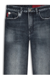 Calça Jeans Overcast Elastic Blue Baggy 1643-Lav.Escuro C/ Tank
