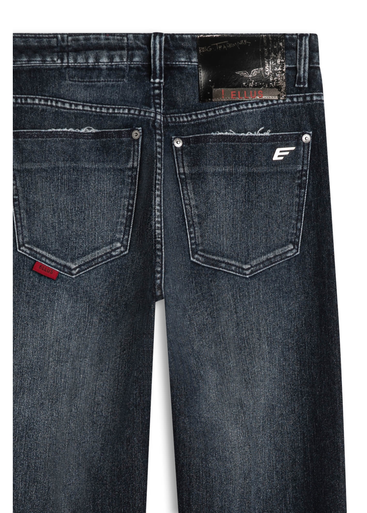 Calça Jeans Overcast Elastic Blue Baggy 1643-Lav.Escuro C/ Tank