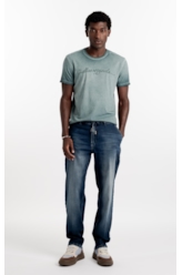 Calça Jeans Preppy New Slim Escuro Com Used