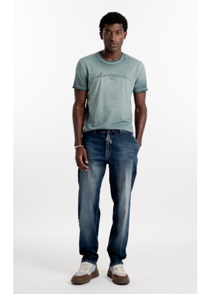 Calça Jeans Preppy New Slim Escuro Com Used