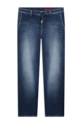 Calça Jeans Preppy New Slim Escuro Com Used