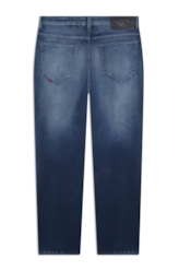 Calça Jeans Preppy New Slim Escuro Com Used