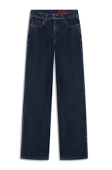 Calça Jeans Reta First Blue Lav.Black C/ Luva