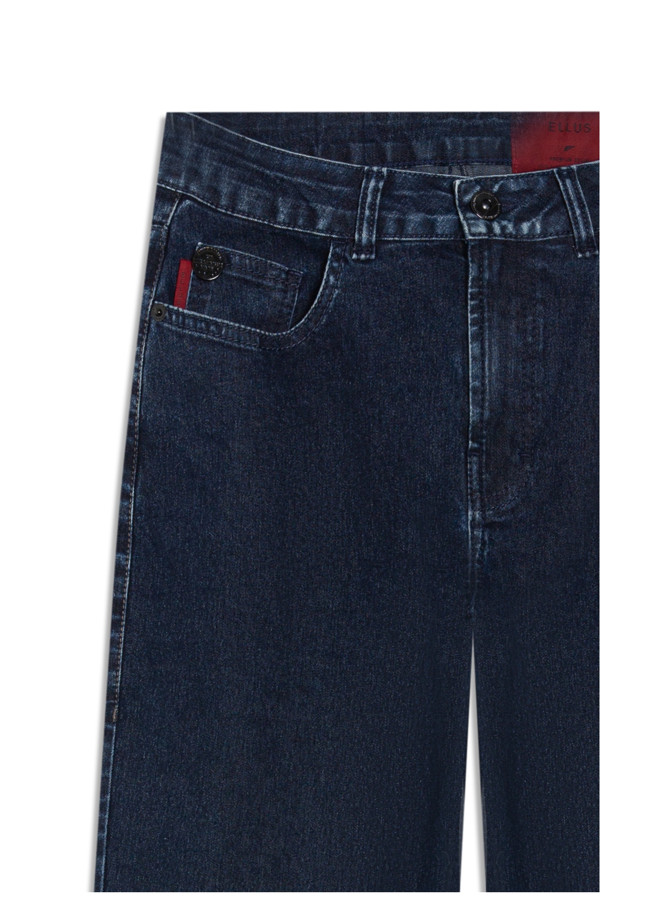Calça Jeans Reta First Blue Lav.Black C/ Luva