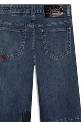 Calça Jeans Sea Elastic Super Flare 1753-Lav.Escuro Bicolor