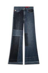 Calça Jeans Sea Elastic Super Flare 1753-Lav.Escuro Bicolor