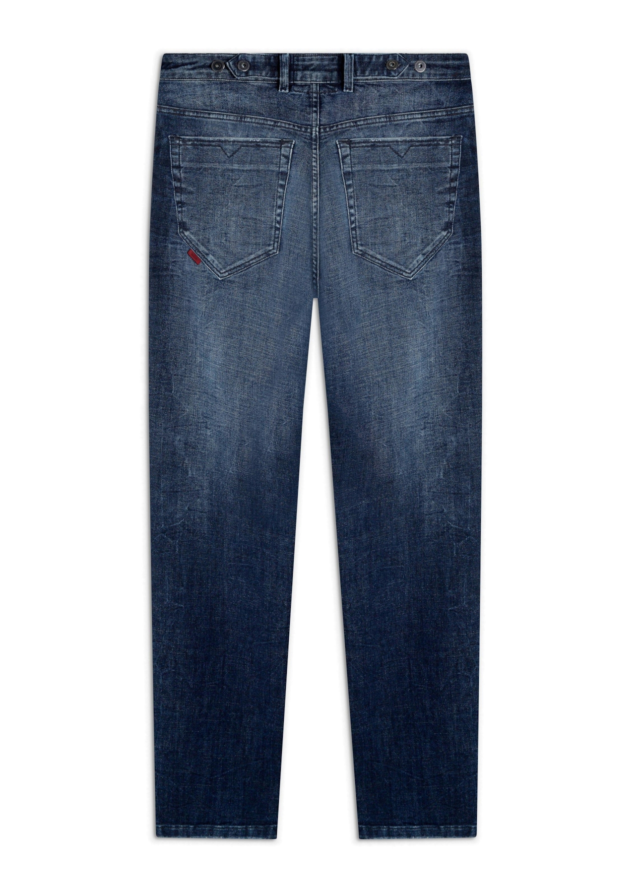 Calça Jeans Skinny Western Escuro Com Rede