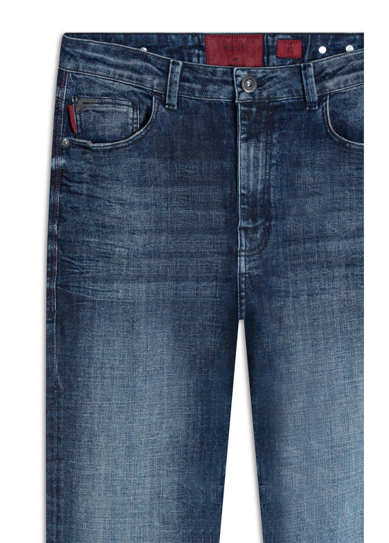 Calça Jeans Skinny Western Escuro Com Rede