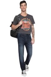 Calça Jeans Slim Ponteira 712 Lav.Escuro C/ 3d