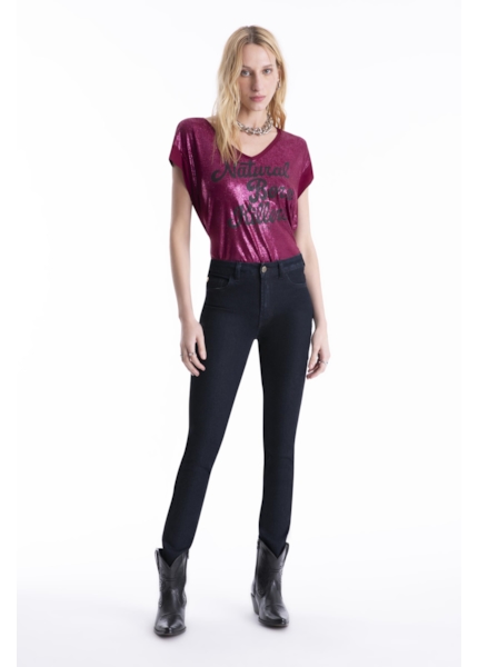 Calça Jeans Sprouting 1781 Lav.Escuro C/ Jato