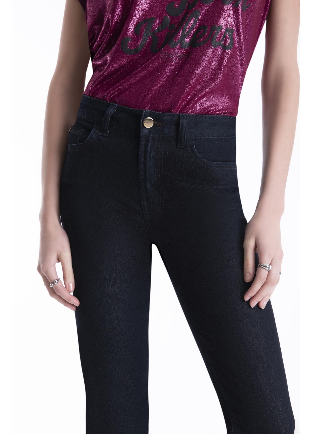Calça Jeans Sprouting 1781 Lav.Escuro C/ Jato