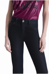 Calça Jeans Sprouting 1781 Lav.Escuro C/ Jato