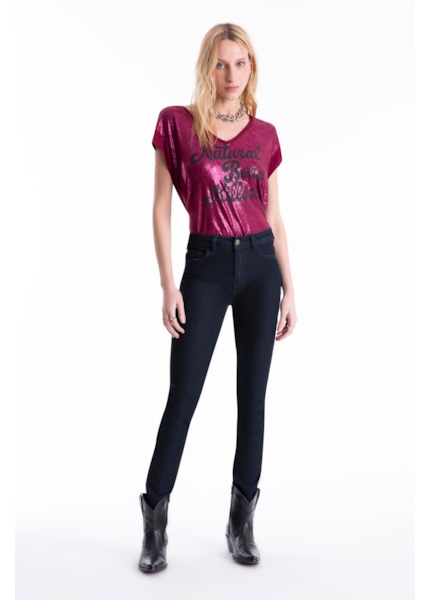 Calça Jeans Sprouting 1781 Lav.Escuro C/ Jato