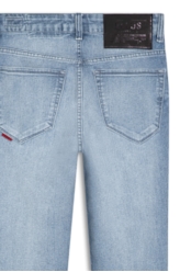 Calça Jeans Sprouting 1848 Lav.Claro C/ Grampos