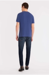 Calça Jeans Sprouting Ly Slim 1850 Lav.Escuro C/Grampos