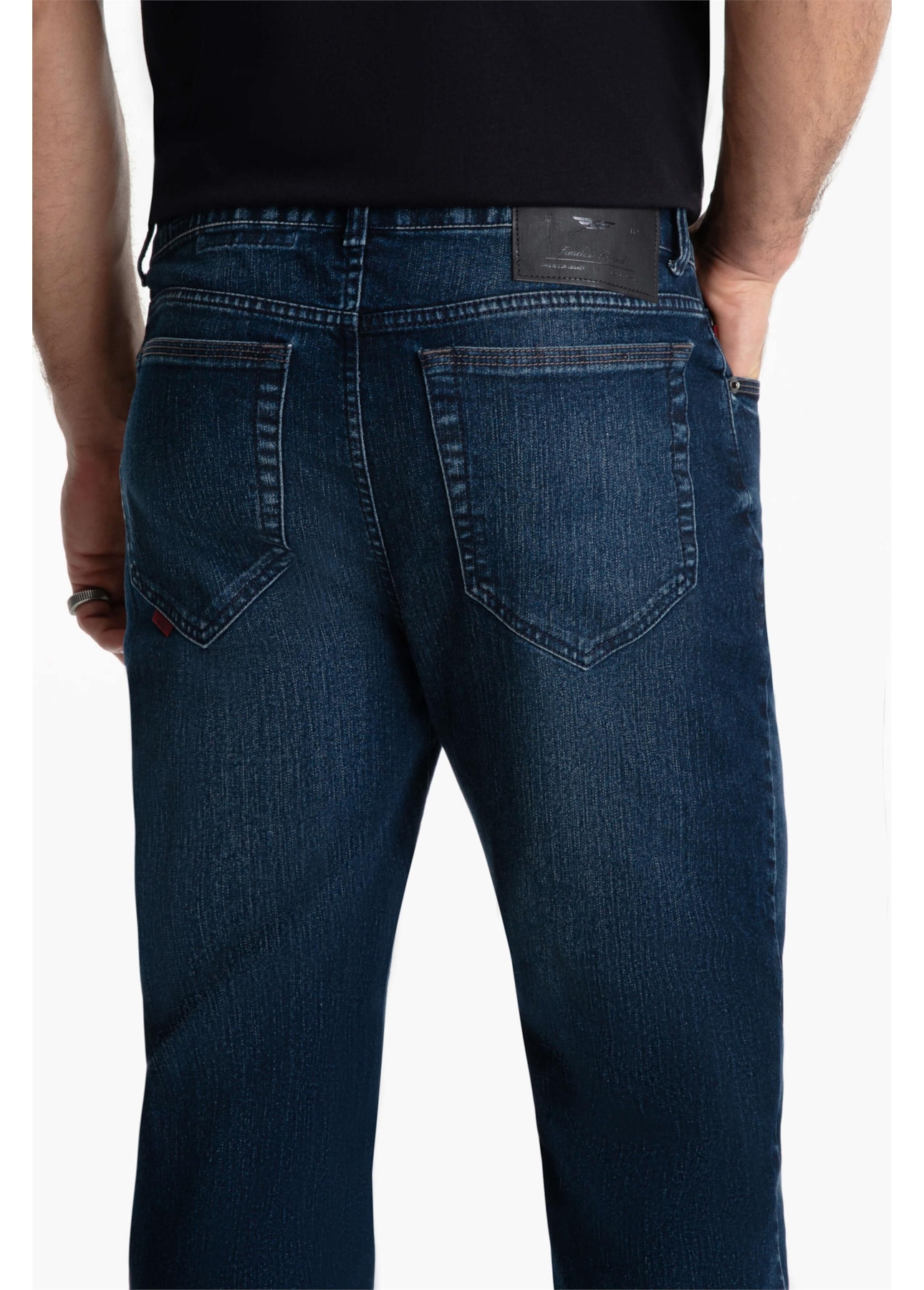 Calça Jeans Sprouting Slim 1850 Lav.Escuro C/Grampos