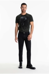 Calça Jeans Storm Elastic 144 Lav.Escuro C/ Lixado