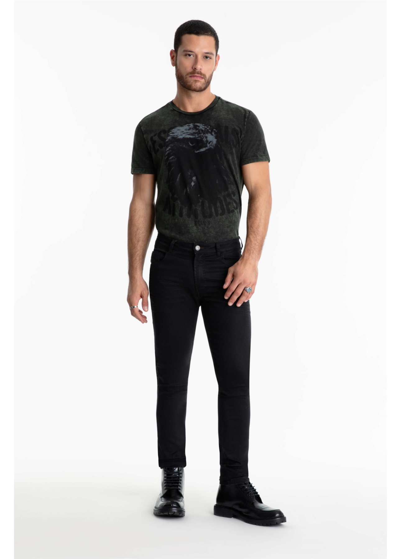 Calça Jeans Storm Elastic 144 Lav.Escuro C/ Lixado