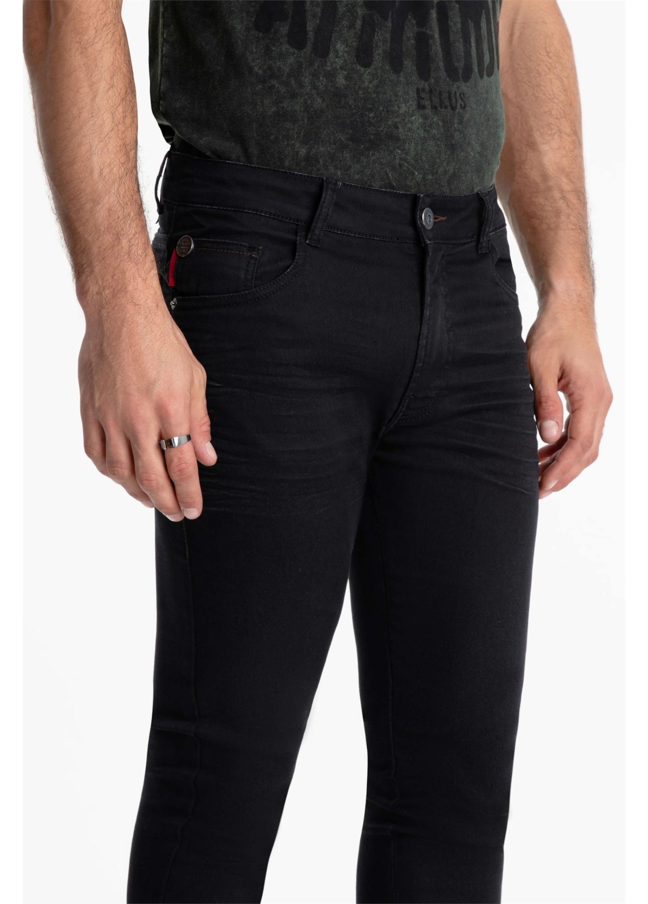 Calça Jeans Storm Elastic 144 Lav.Escuro C/ Lixado