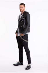 Calça Jeans Storm Skinny 144 Lav.Escuro C/ Lixado