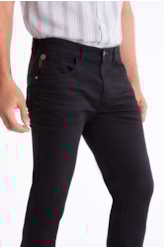 Calça Jeans Storm Skinny 144 Lav.Escuro C/ Lixado