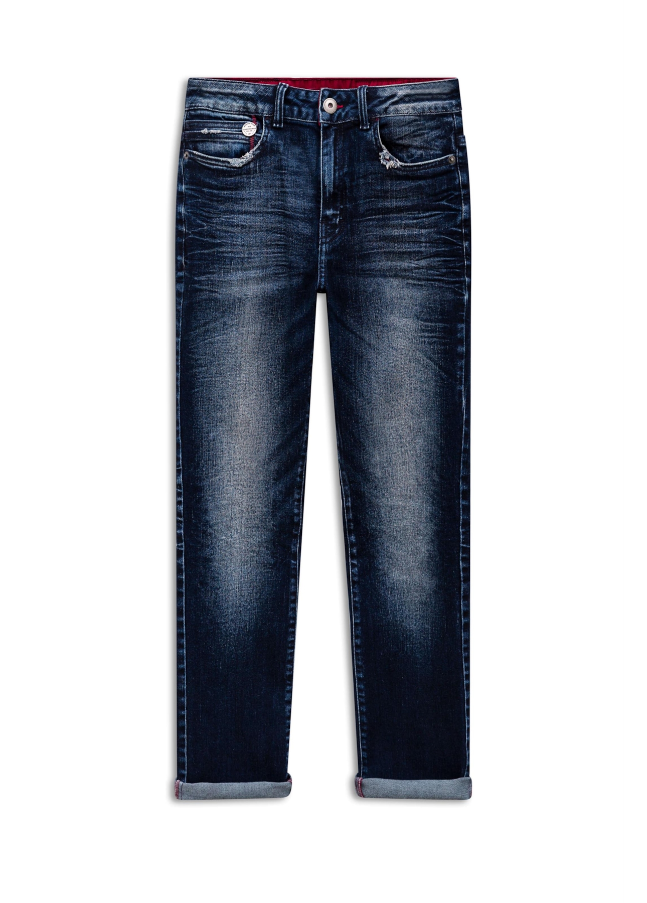 Calça Jeans Straight Intense 1116 Lav.Escuro C/ Used