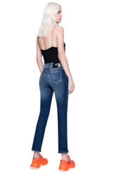 Calça Jeans Straight Intense 1116 Lav.Escuro C/ Used