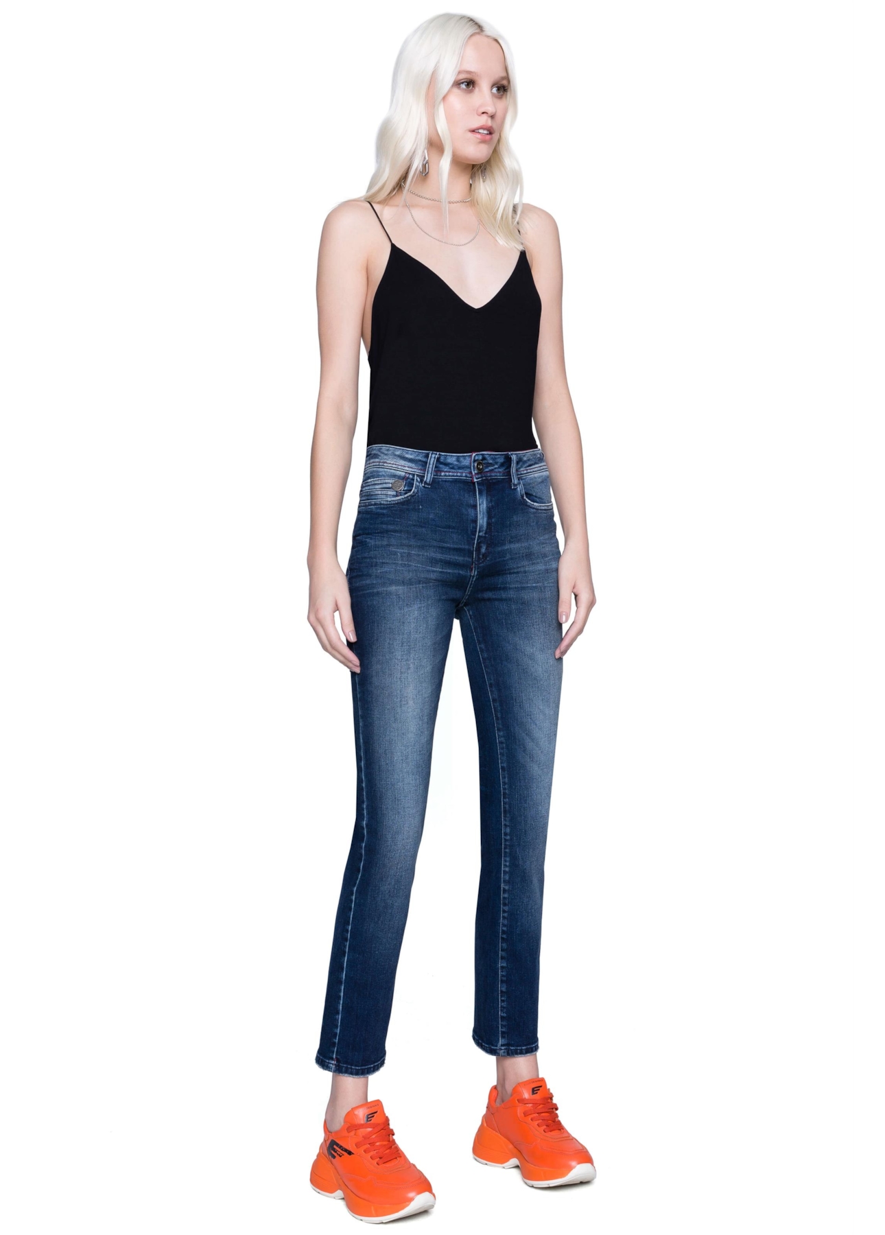 Calça Jeans Straight Intense 1116 Lav.Escuro C/ Used
