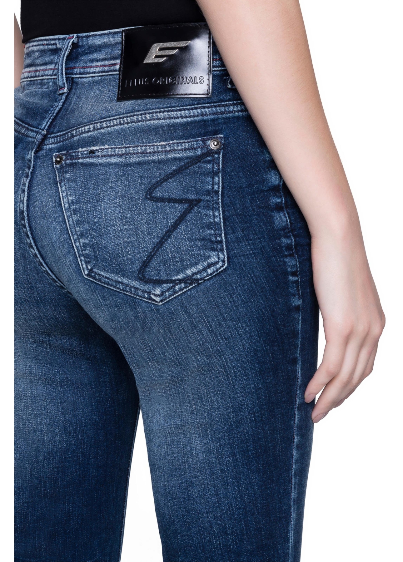 Calça Jeans Straight Intense 1116 Lav.Escuro C/ Used
