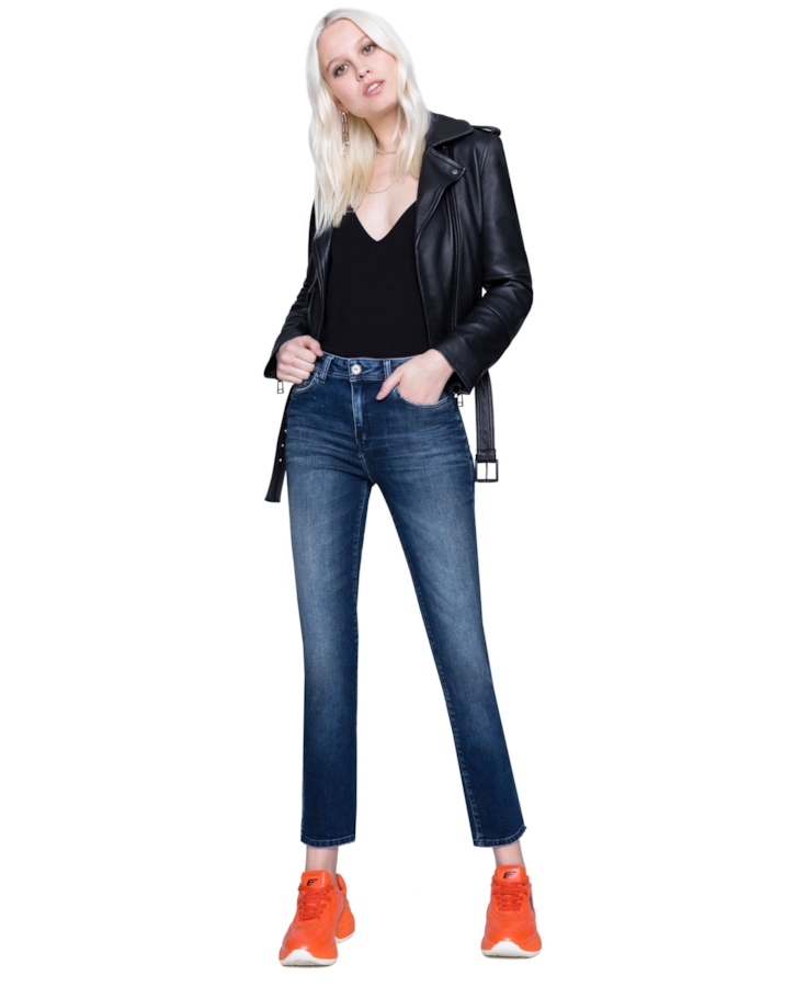 Calça Jeans Straight Intense 1116 Lav.Escuro C/ Used