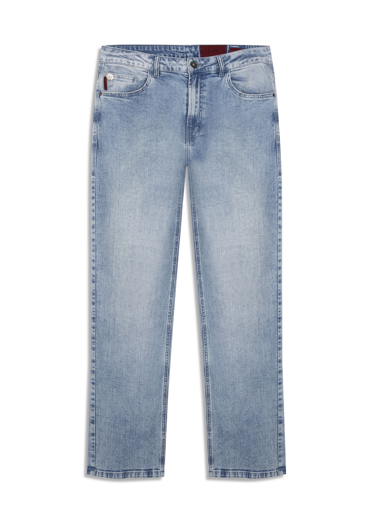 Calça Jeans Stretch Filigrana Lav. Claro C/ Sky