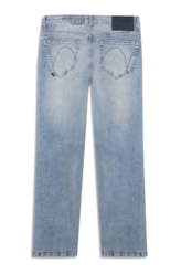 Calça Jeans Stretch Filigrana Lav. Claro C/ Sky