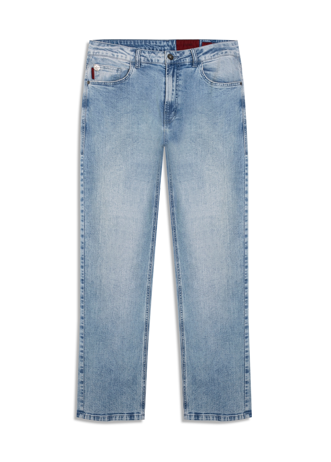 Calça Jeans Stretch Filigrana Lav. Claro C/ Sky