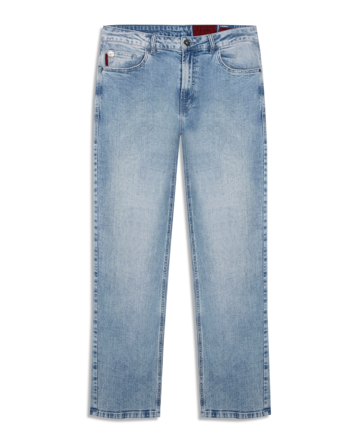 Calça Jeans Stretch Filigrana Lav. Claro C/ Sky