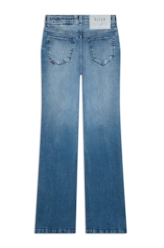Calça Jeans Stretch Flare Lav.Gisele Médio C/ Grampo