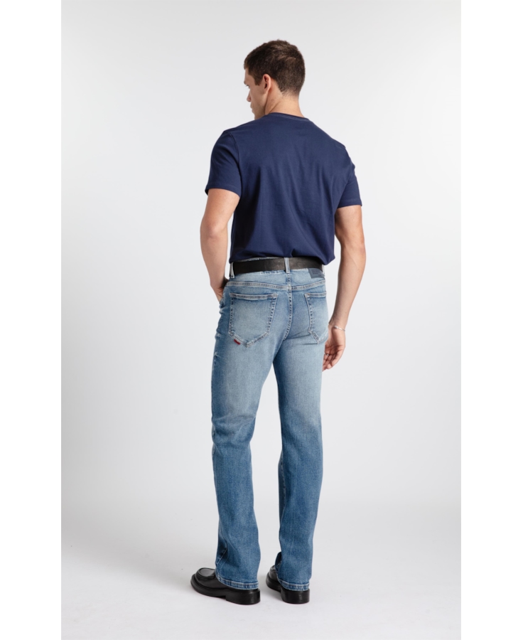 Calça Jeans Stretch Patte D'Eph Lav.Medio C/ Grampos