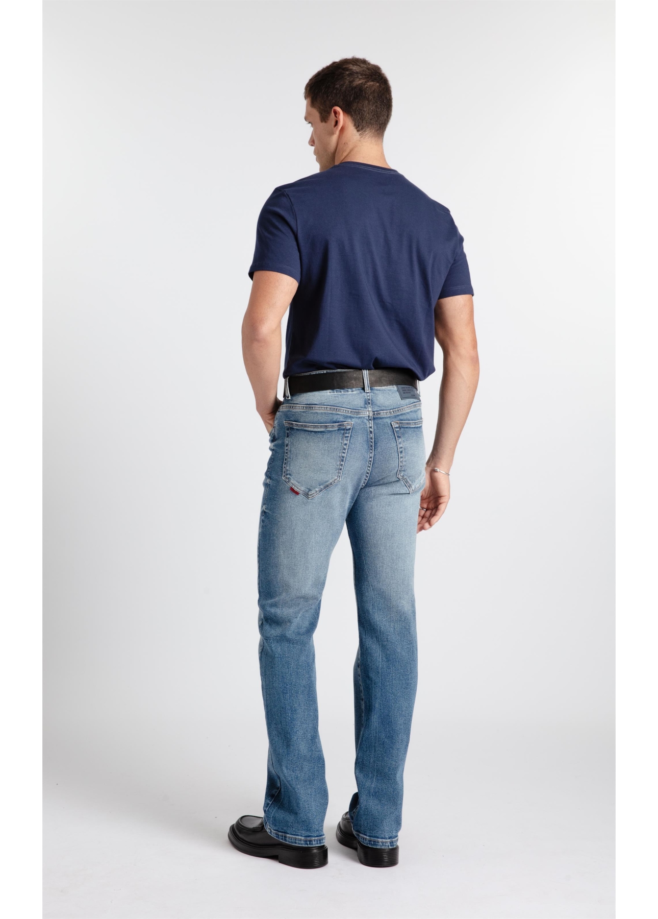 Calça Jeans Stretch Patte D'Eph Lav.Medio C/ Grampos