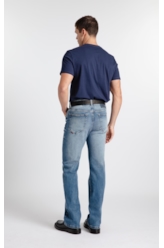Calça Jeans Stretch Patte D'Eph Lav.Medio C/ Grampos