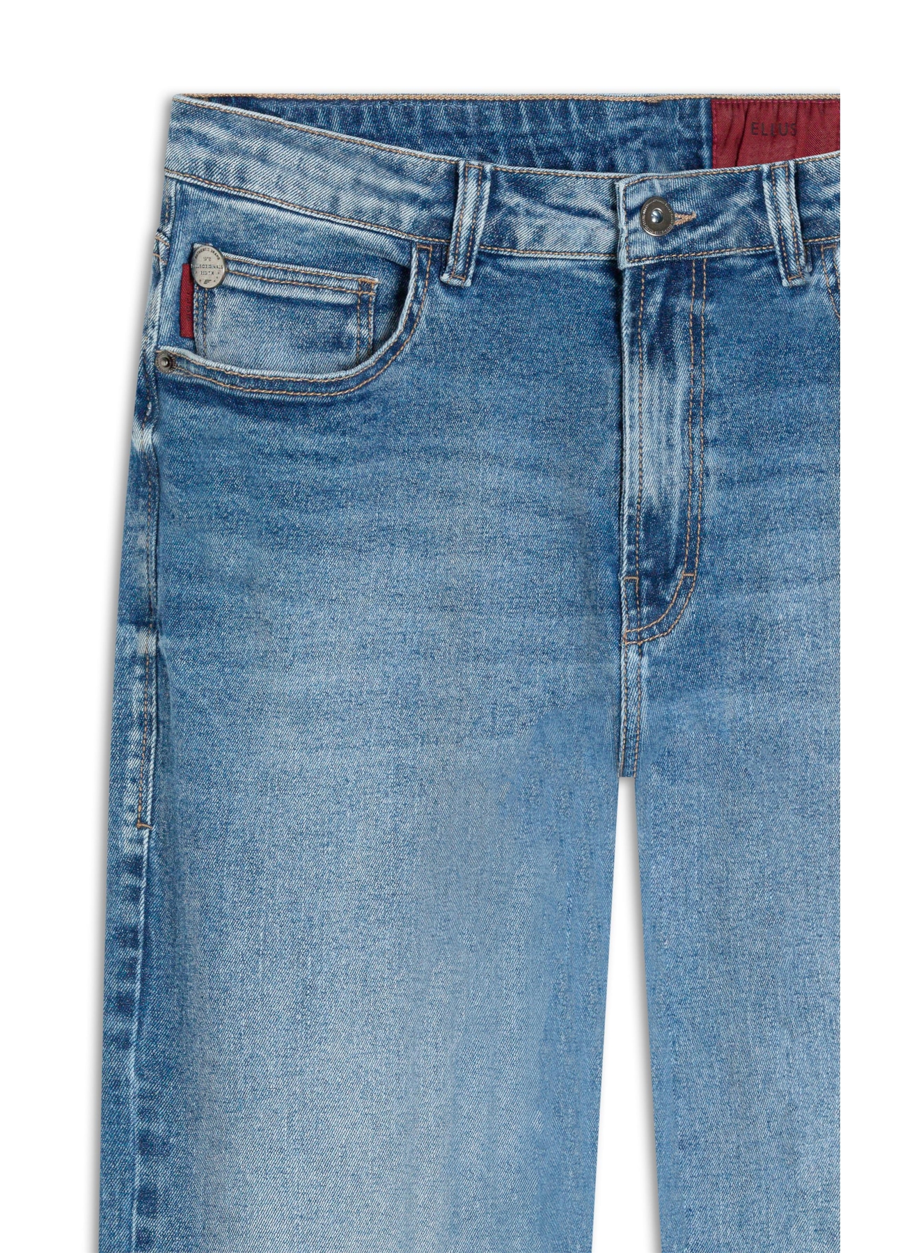 Calça Jeans Stretch Patte D'Eph Lav.Medio C/ Grampos