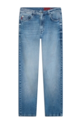 Calça Jeans Stretch Slim Lav.Medio C/ Grampos