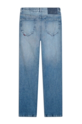 Calça Jeans Stretch Slim Lav.Medio C/ Grampos