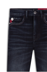Calça Jeans Techno Hiper Skinny 1766 Lav.Escuro C/ Used