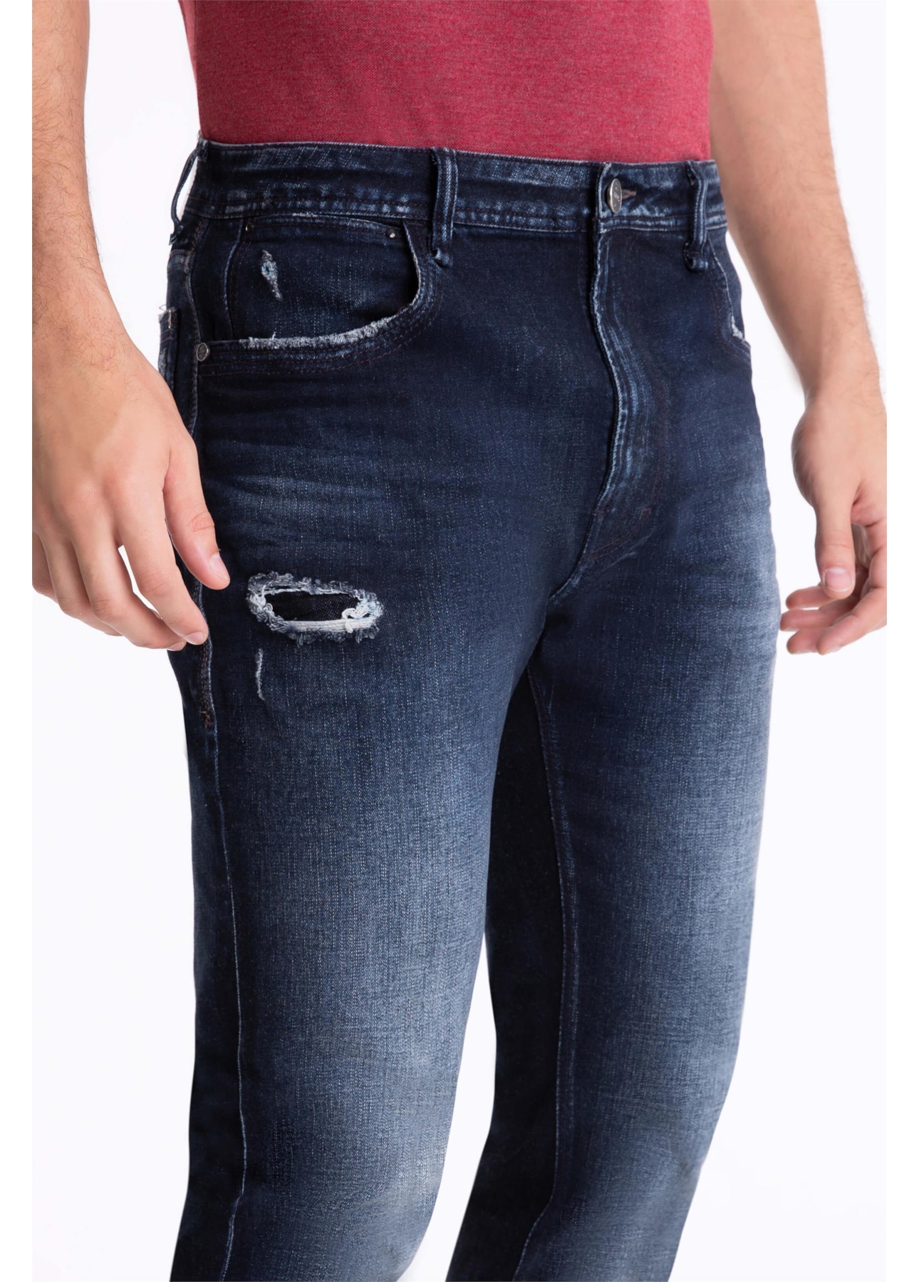 Calça Jeans Techno Indigo 1785-Lav.Escuro C/ Pui Pa