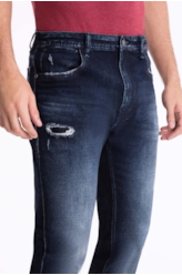 Calça Jeans Techno Indigo 1785-Lav.Escuro C/ Pui Pa