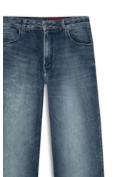 Calça Jeans Turquoise 5 Pockets Lav.Medio C/ Rede